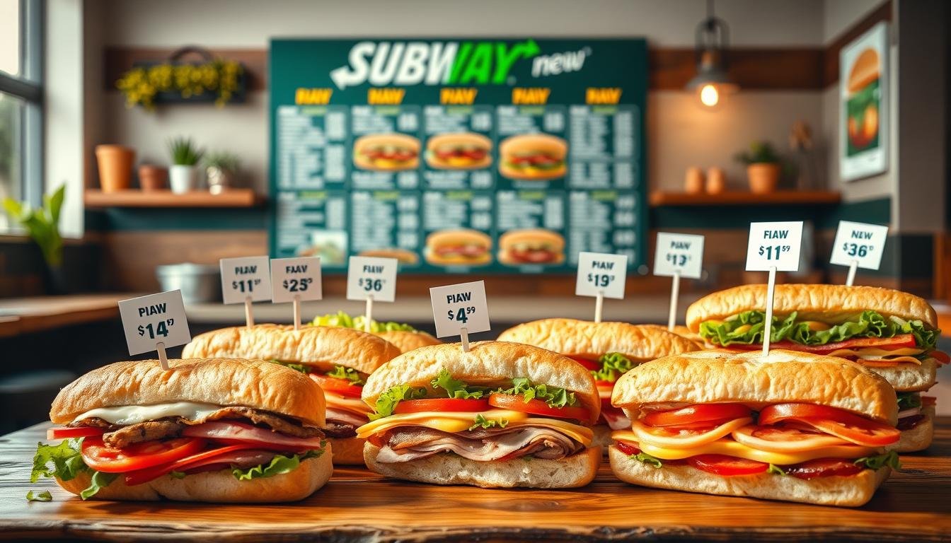 12 new subway sandwiches menu with prices