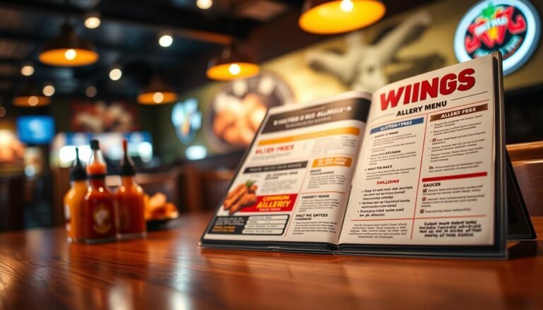 buffalo wild wings allergy menu