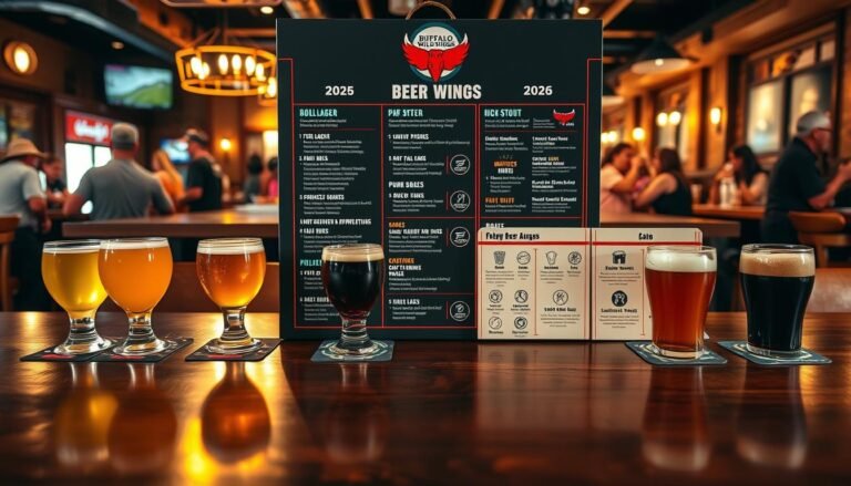 buffalo wild wings beer menu
