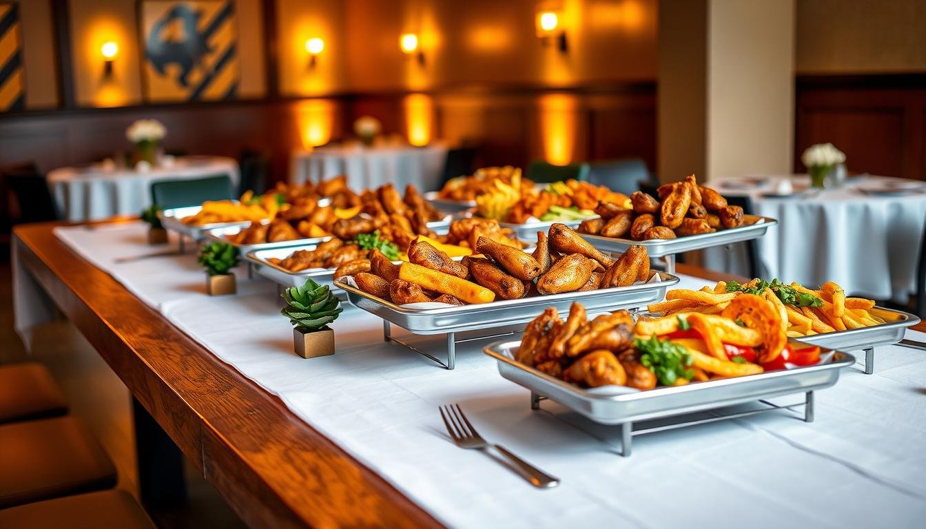 buffalo wild wings catering menu