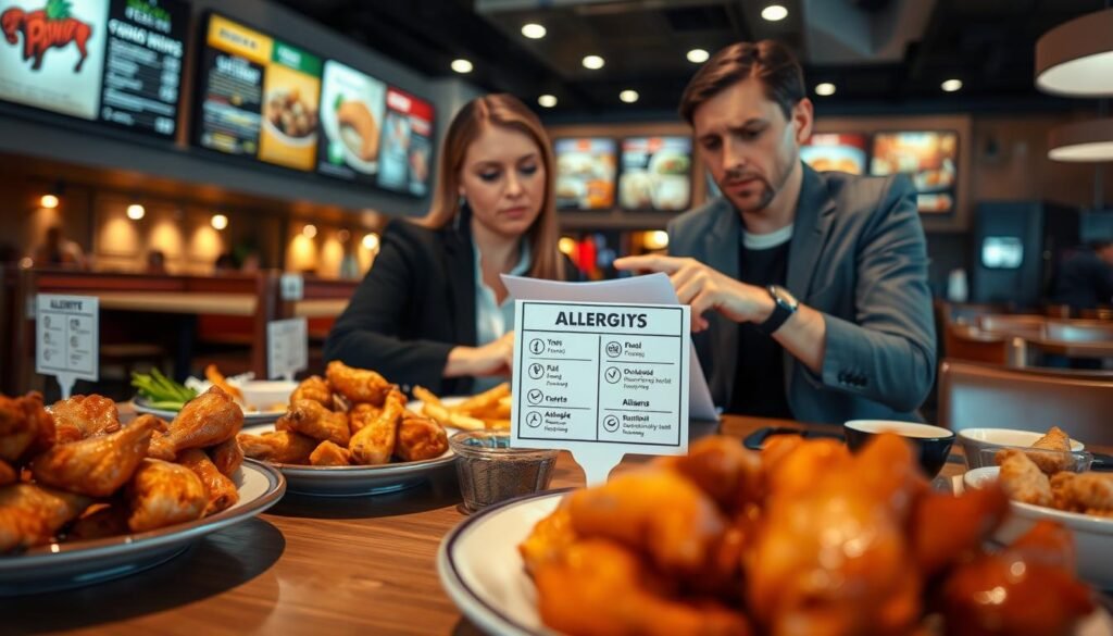 buffalo wild wings food allergies
