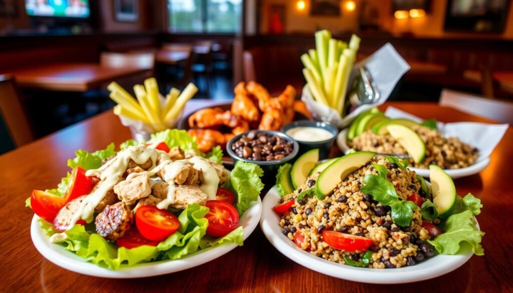 buffalo wild wings food choices