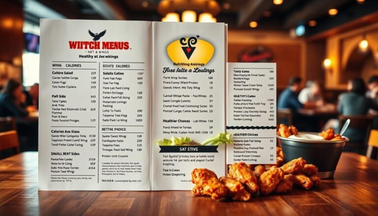 buffalo wild wings menu nutrition