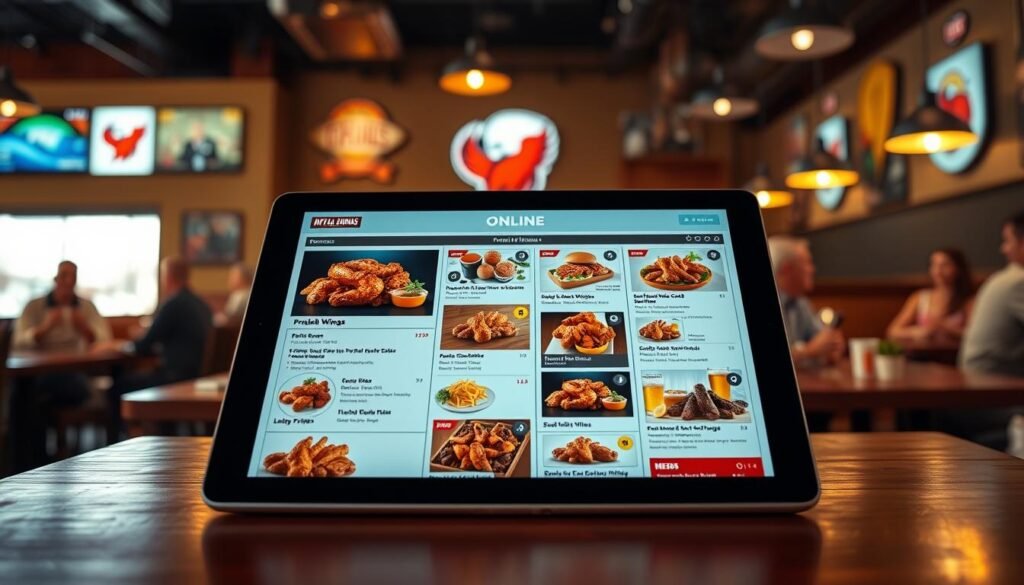 buffalo wild wings online menu