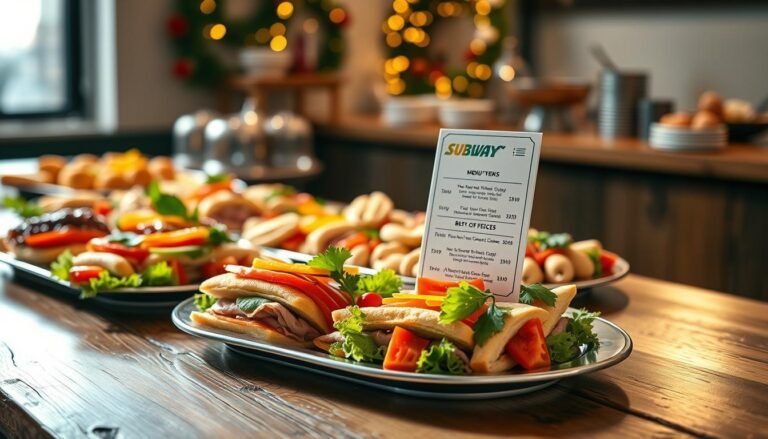 catering menu subway party platter prices