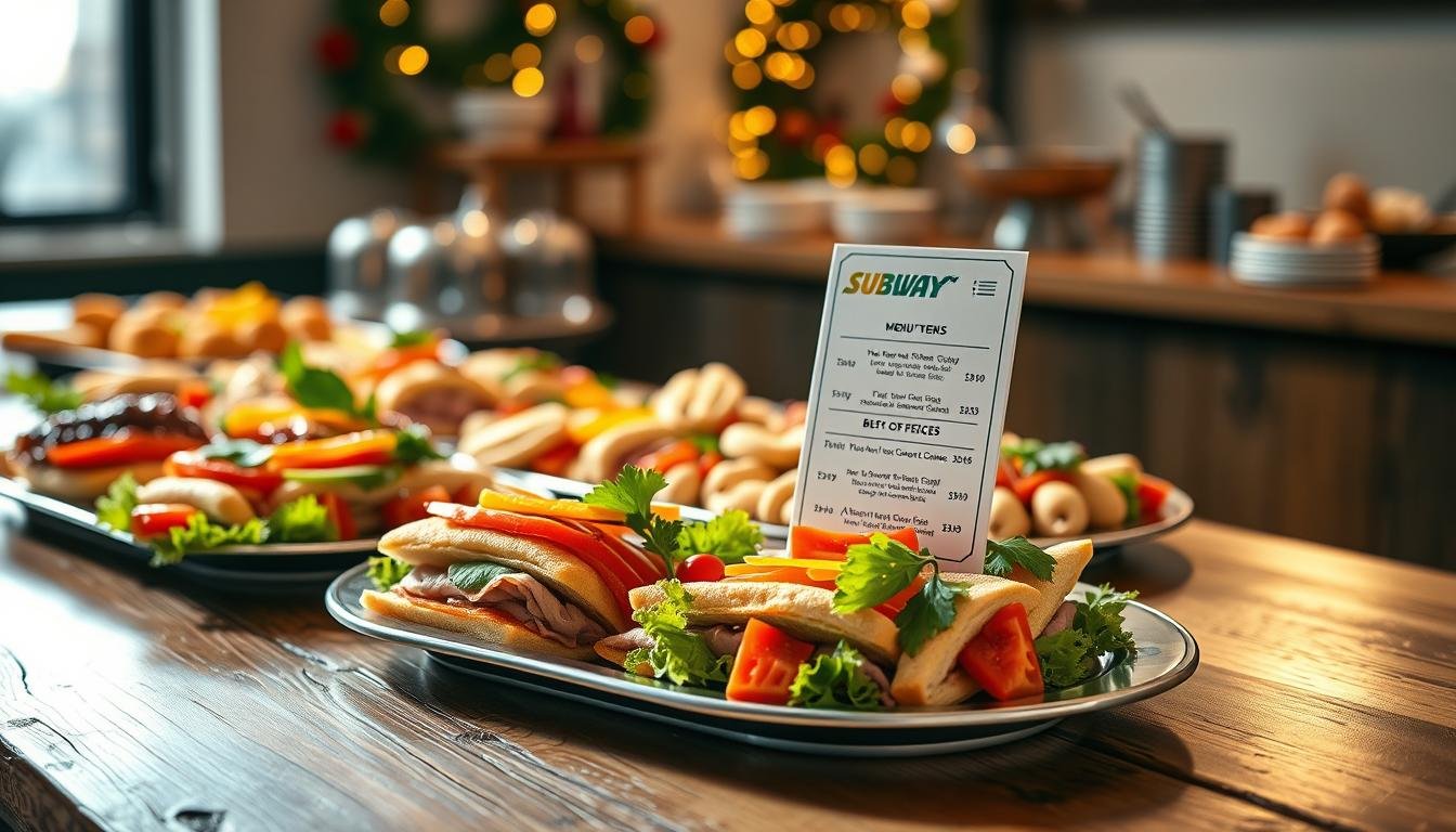 catering menu subway party platter prices
