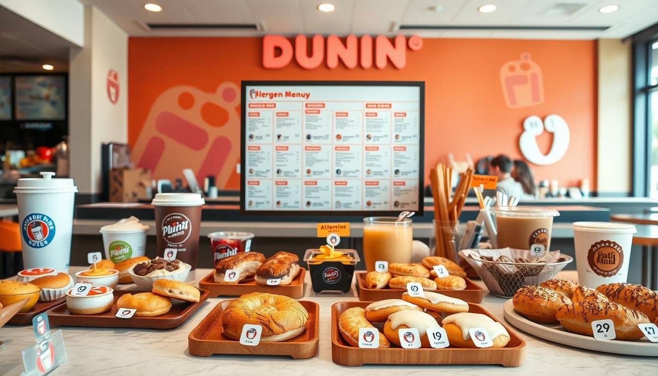 dunkin allergen menu