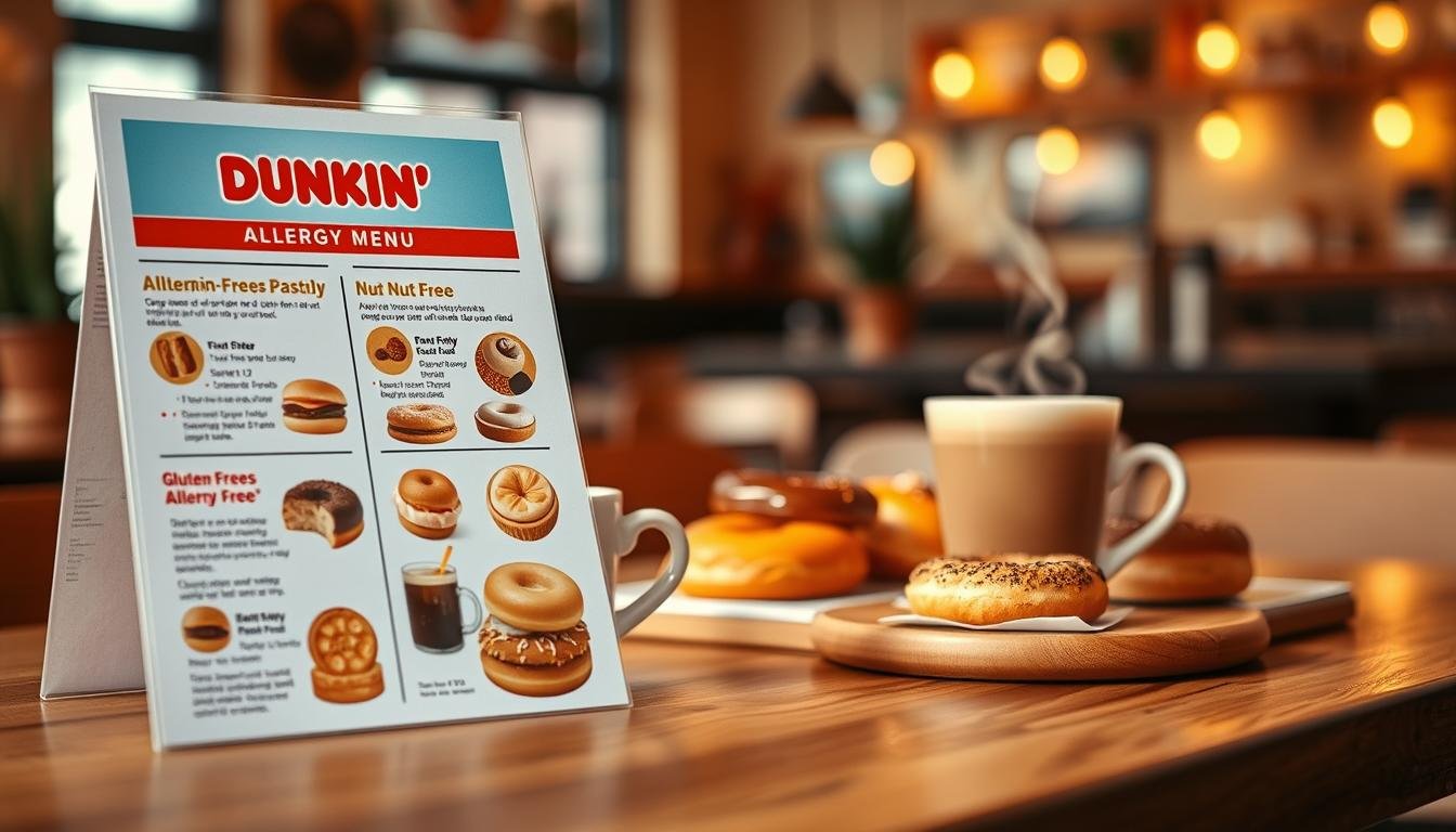 dunkin allergy menu