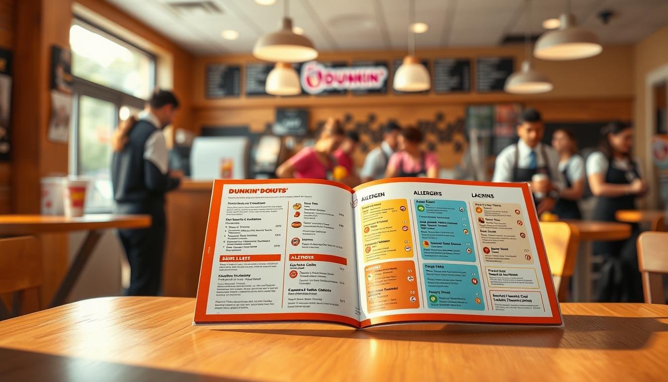 dunkin donuts allergen menu