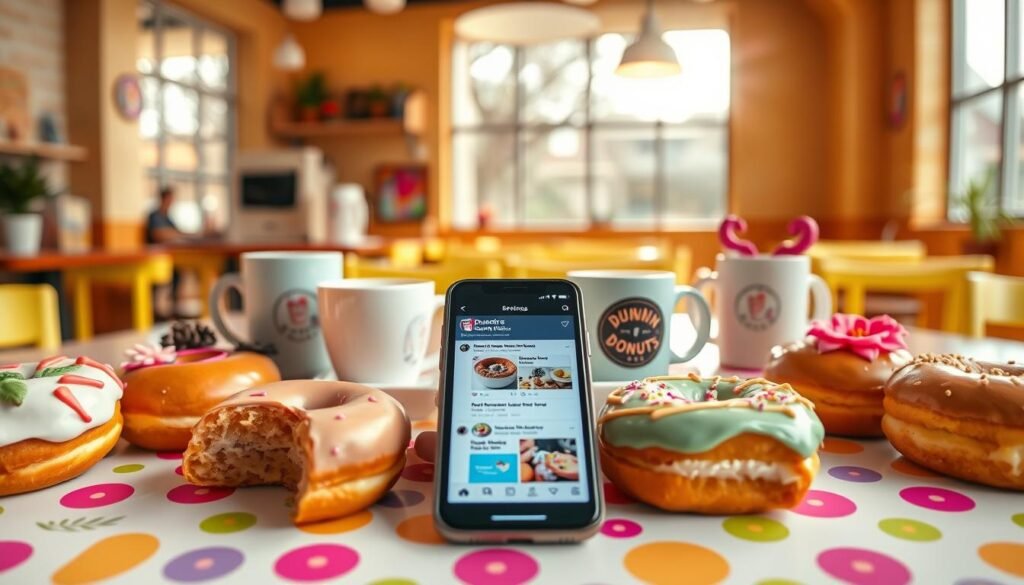 dunkin donuts social leaks