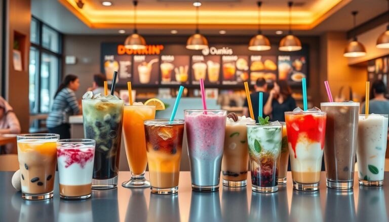 dunkin drinks menu