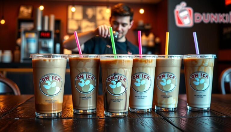 dunkin iced coffee menu