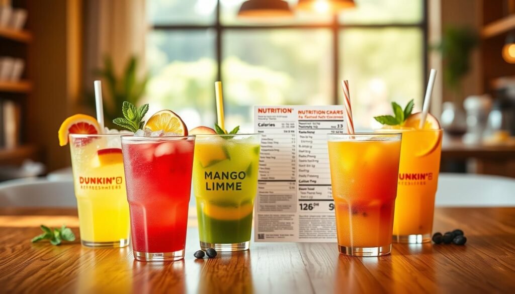 dunkin' refreshers menu