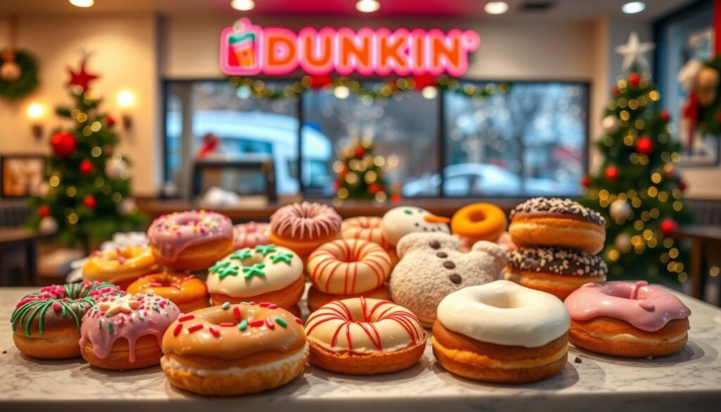 holiday treats at dunkin