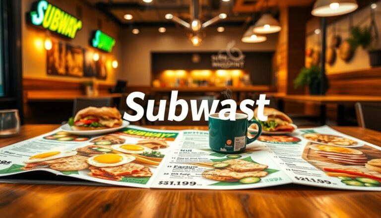 subway breakfast menu with prices