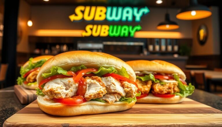 subway chicken menu