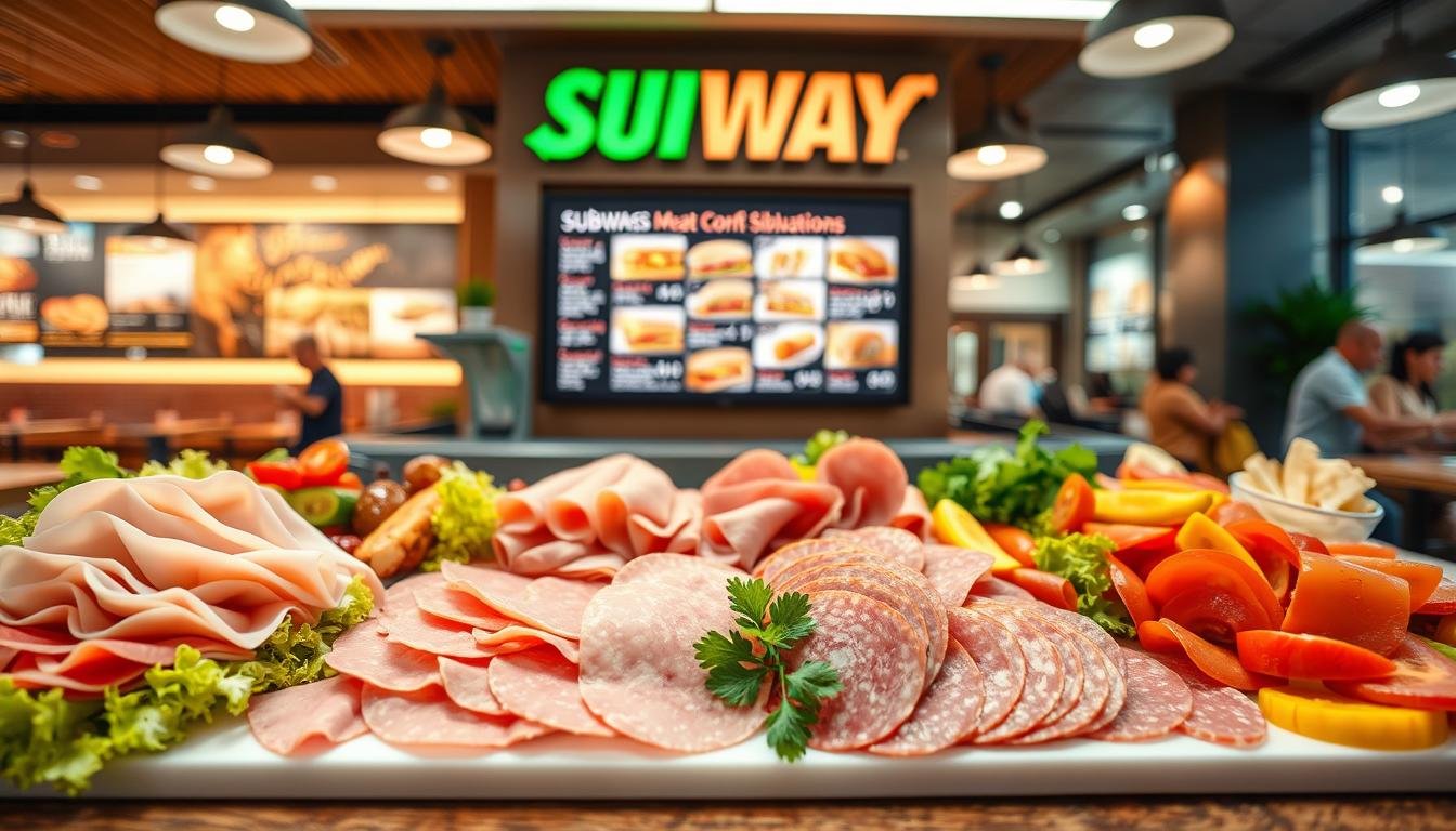 subway meat menu