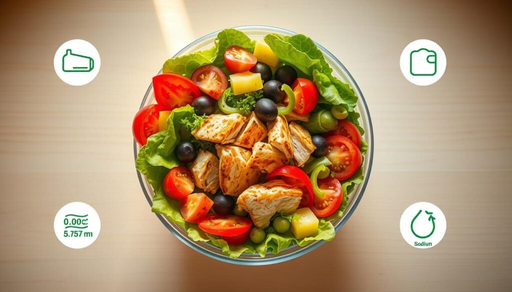 subway salad nutrition