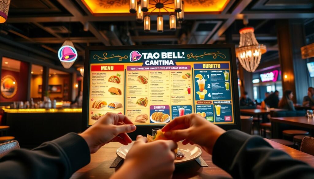 taco bell cantina las vegas menu